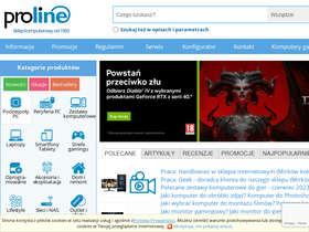 'proline.pl' screenshot