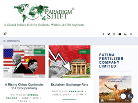 'paradigmshift.com.pk' screenshot