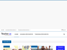 'teacher.ac' screenshot