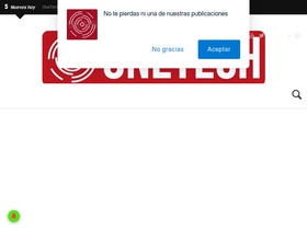 'one-tech.es' screenshot