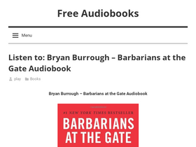 '101audiobooks.net' screenshot