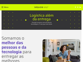'sequoialog.com.br' screenshot