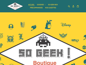 So Geek homepage screenshot
