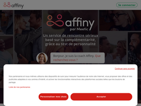 'affiny.fr' screenshot
