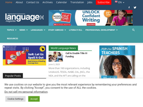 'languagemagazine.com' screenshot