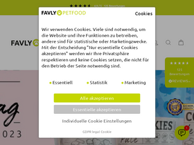 Favly Pet homepage screenshot
