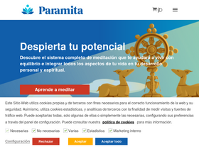 'paramita.org' screenshot