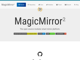 'magicmirror.builders' screenshot