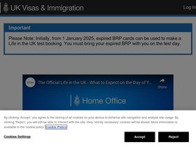 'lituktestbooking.co.uk' screenshot