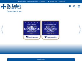 'stlukes-stl.com' screenshot