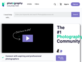 'photographycourse.net' screenshot