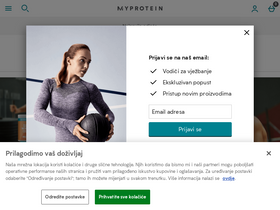 'myprotein.hr' screenshot