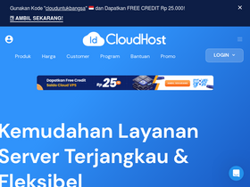 'idcloudhost.com' screenshot