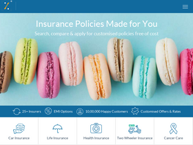 'bankbazaarinsurance.com' screenshot