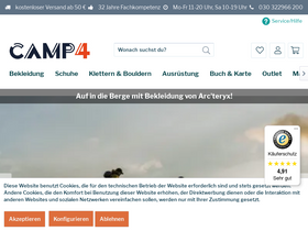 'camp4.de' screenshot