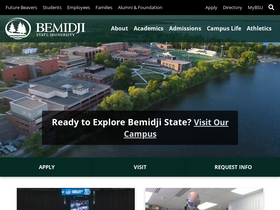 'bemidjistate.edu' screenshot