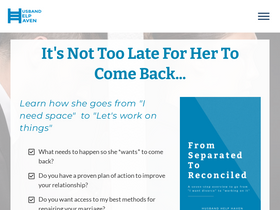 'husbandhelphaven.com' screenshot