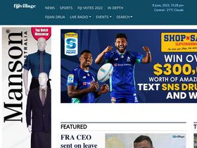 'fijivillage.com' screenshot