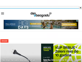 'danubeogradu.rs' screenshot