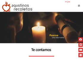 'agustinosrecoletos.com' screenshot