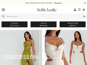 'selfieleslie.com' screenshot