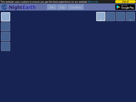 'nightearth.com' screenshot