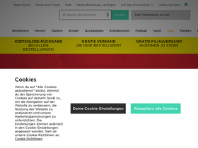 'jdsports.de' screenshot