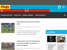 'qhubomedellin.com' screenshot