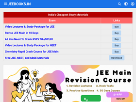 'jeebooks.in' screenshot