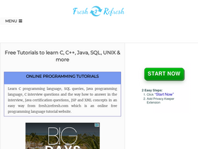 'fresh2refresh.com' screenshot