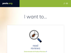 'pests.org' screenshot