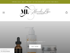 ML Delicate Beauty homepage screenshot