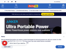 'electrocity.ie' screenshot