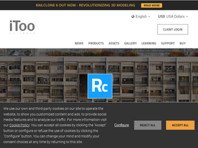 'itoosoft.com' screenshot