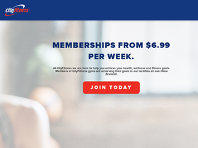 'cityfitness.co.nz' screenshot