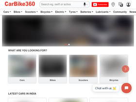 'carbike360.com' screenshot