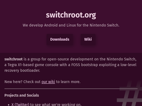 'switchroot.org' screenshot