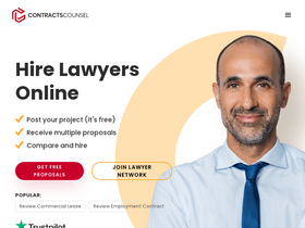 'contractscounsel.com' screenshot