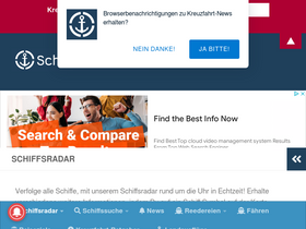 'schiffsradar.org' screenshot