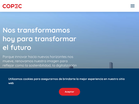 'copec.cl' screenshot