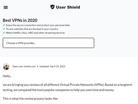'user-shield.com' screenshot