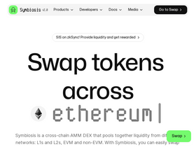 'symbiosis.finance' screenshot