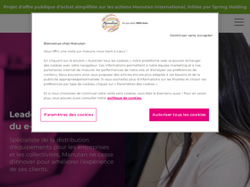 'manutan.com' screenshot