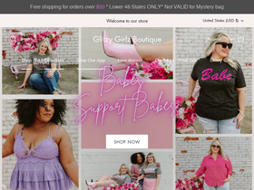 'glitzygirlzboutique.com' screenshot