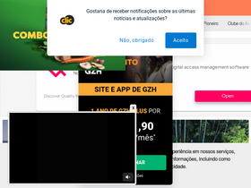 'clicrbs.com.br' screenshot