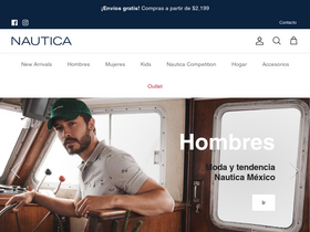 'nauticamexico.com' screenshot