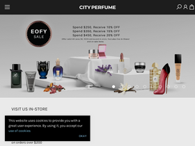 'cityperfume.com.au' screenshot