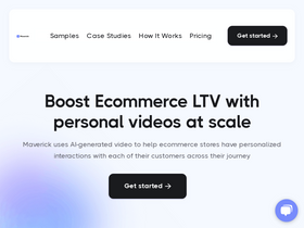 'trymaverick.com' screenshot