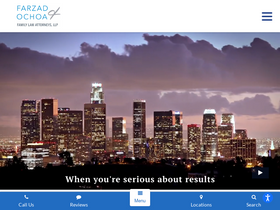 'farzadlaw.com' screenshot