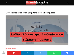 'conseilsmarketing.com' screenshot